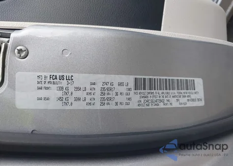 2017 Chrysler Pacifica Touring-L from USA, damaged, VIN 2C4RC1BG1HR729432